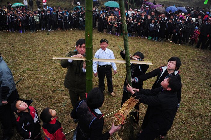 Sổ tay du lịch so tay du lich Sotaydulich Sotay Dulich Khampha Kham Pha Bui Náo nức hội xuân Gầu Tào