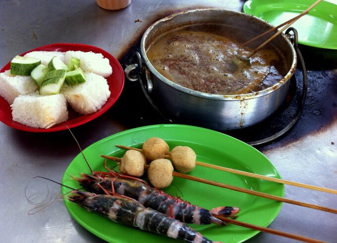 Sổ tay du lịch so tay du lich Sotaydulich Sotay Dulich Khampha Kham Pha Bui Đến Melaka ăn satay celup