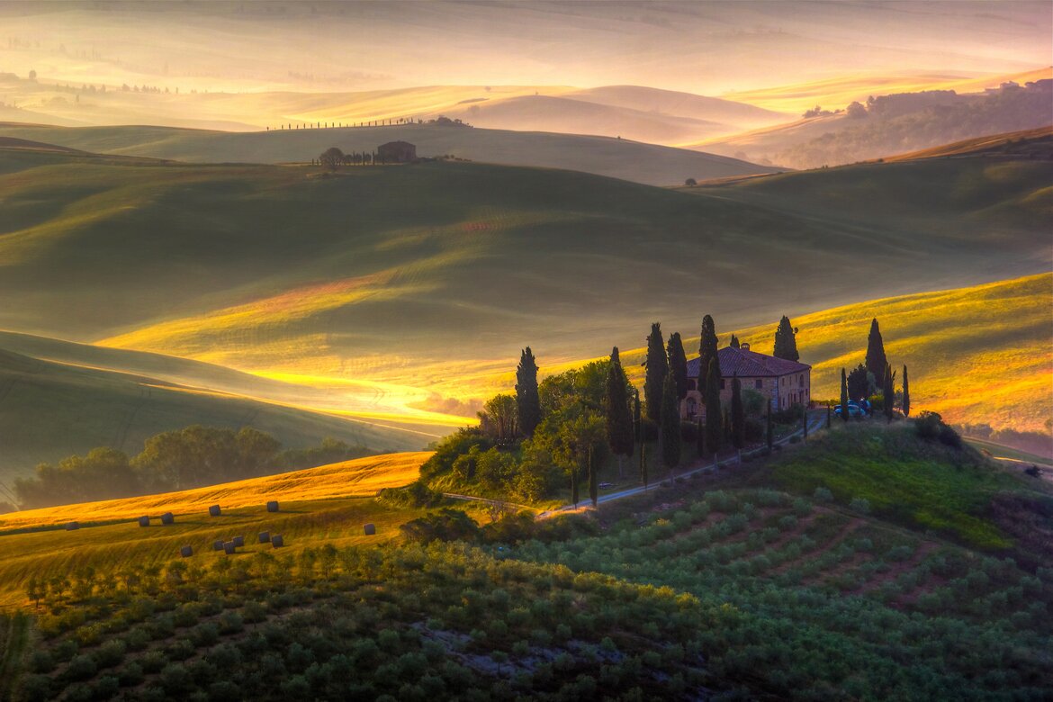 Sổ tay du lịch so tay du lich Sotaydulich Sotay Dulich Khampha Kham Pha Bui Thơ mộng những cánh đồng Tuscany