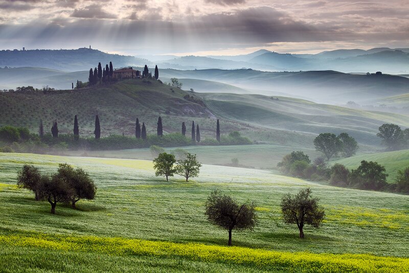 Sổ tay du lịch so tay du lich Sotaydulich Sotay Dulich Khampha Kham Pha Bui Thơ mộng những cánh đồng Tuscany