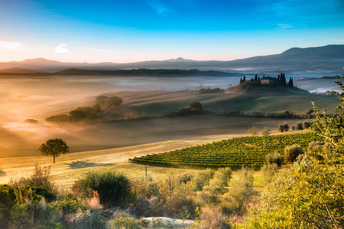 Sổ tay du lịch so tay du lich Sotaydulich Sotay Dulich Khampha Kham Pha Bui Thơ mộng những cánh đồng Tuscany