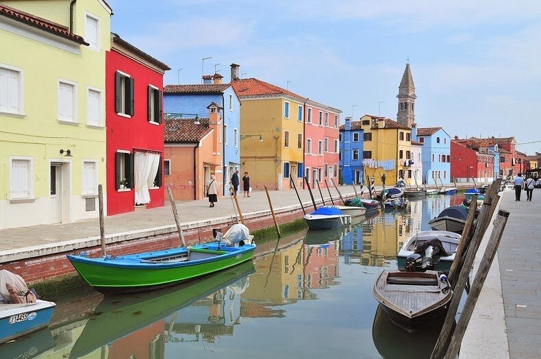 Sổ tay du lịch so tay du lich Sotaydulich Sotay Dulich Khampha Kham Pha Bui Burano Hòn đảo lung linh sắc màu ở Italy