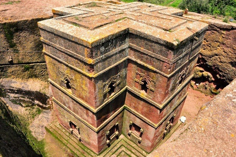 Sổ tay du lịch so tay du lich Sotaydulich Sotay Dulich Khampha Kham Pha Bui Nhà thờ đá ở Lalibela