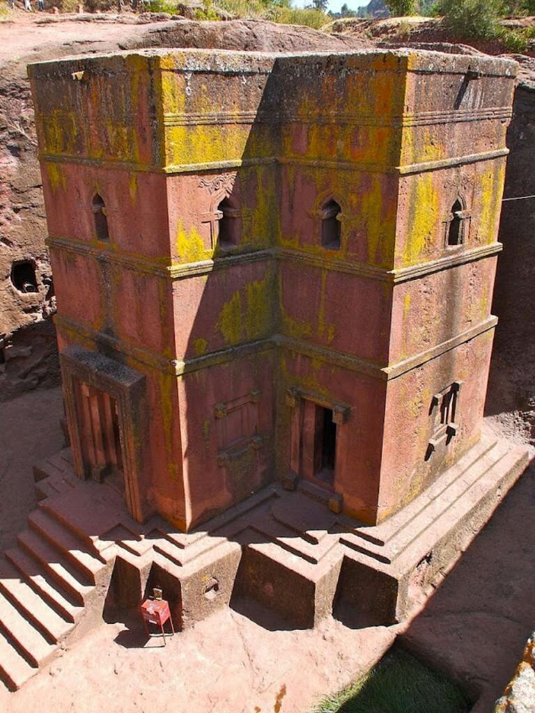 Sổ tay du lịch so tay du lich Sotaydulich Sotay Dulich Khampha Kham Pha Bui Nhà thờ đá ở Lalibela