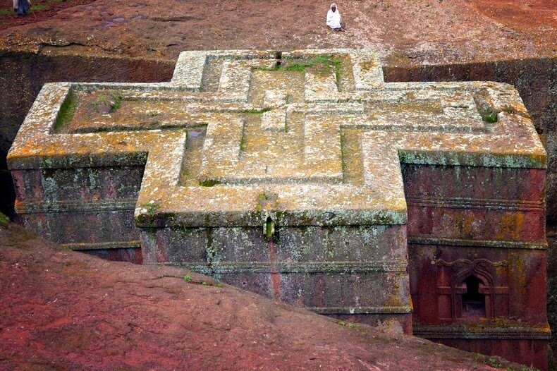 Sổ tay du lịch so tay du lich Sotaydulich Sotay Dulich Khampha Kham Pha Bui Nhà thờ đá ở Lalibela