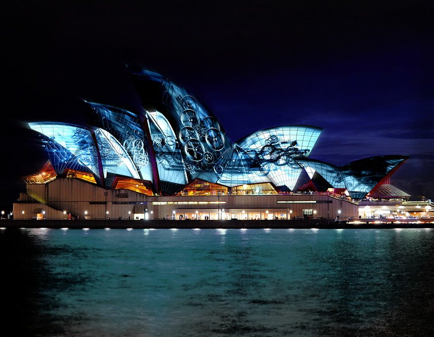 Sổ tay du lịch so tay du lich Sotaydulich Sotay Dulich Khampha Kham Pha Bui Lung linh ánh đèn trong lễ hội ánh sáng Vivid Sydney