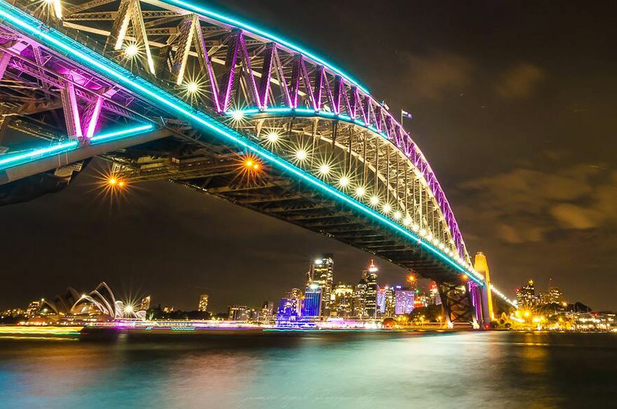 Sổ tay du lịch so tay du lich Sotaydulich Sotay Dulich Khampha Kham Pha Bui Lung linh ánh đèn trong lễ hội ánh sáng Vivid Sydney