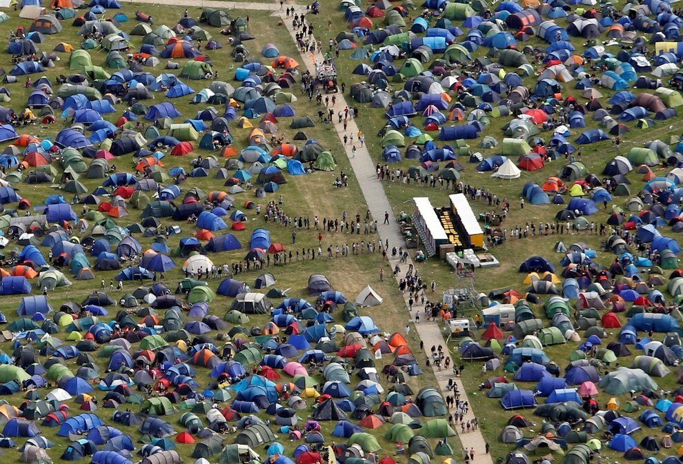 Sổ tay du lịch so tay du lich Sotaydulich Sotay Dulich Khampha Kham Pha Bui Những hình ảnh đẹp bên lề Liên hoan âm nhạc Glastonbury Festival