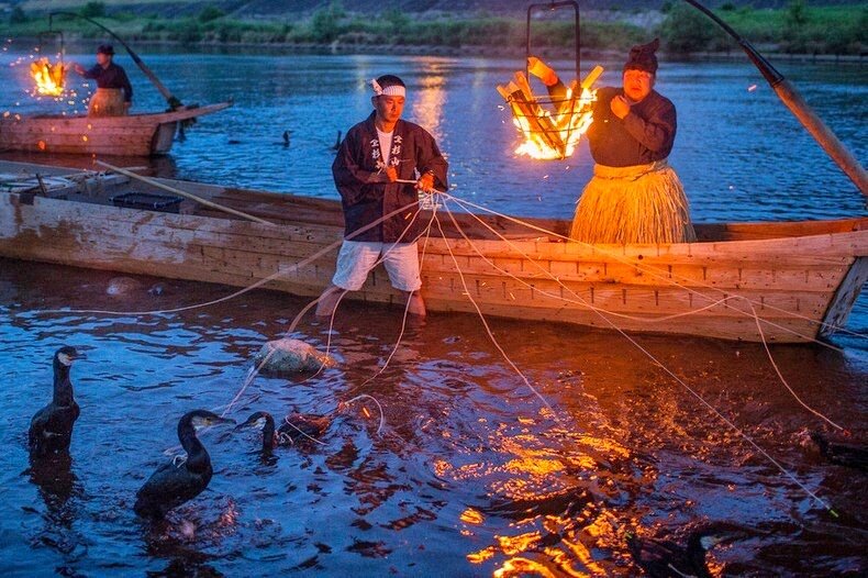 Sổ tay du lịch so tay du lich Sotaydulich Sotay Dulich Khampha Kham Pha Bui Ukai - Nghệ thuật bắt cá bằng chim cốc ở Nhật Bản