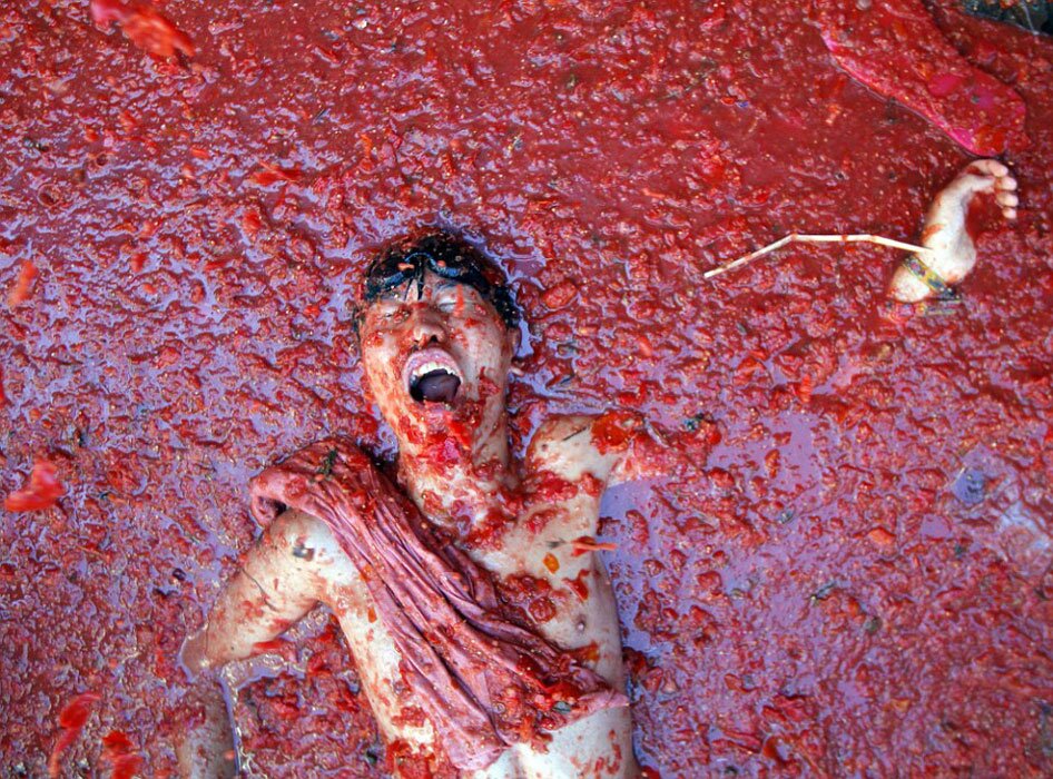 Sổ tay du lịch so tay du lich Sotaydulich Sotay Dulich Khampha Kham Pha Bui La Tomatina - “Cuộc chiến cà chua” ở Bunol, Tây Ban Nha