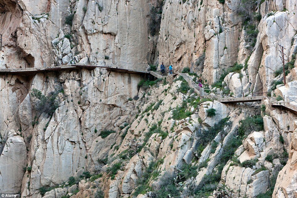 Sổ tay du lịch so tay du lich Sotaydulich Sotay Dulich Khampha Kham Pha Bui Thăm lại con đường nguy hiểm nhất thế giới El Caminito del Rey