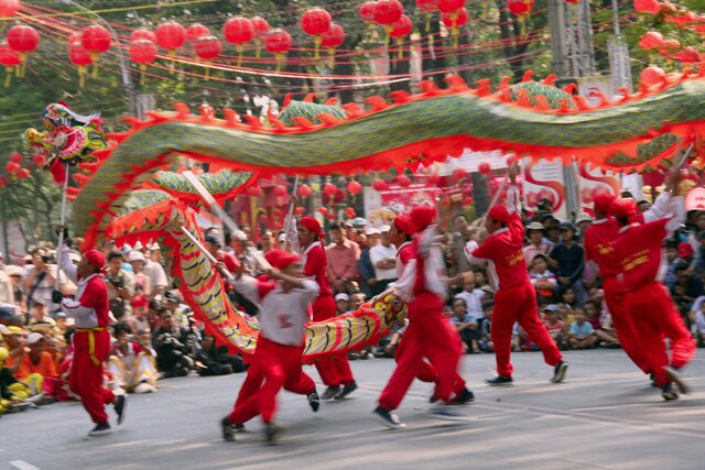 Sổ tay du lịch so tay du lich Sotaydulich Sotay Dulich Khampha Kham Pha Bui Tháng Giêng xem múa lân ở Sài Gòn