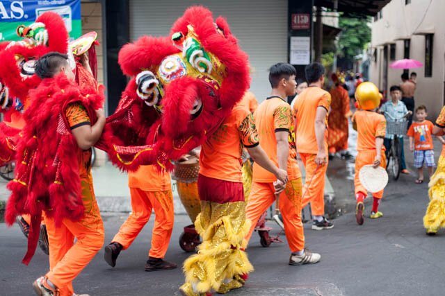 Sổ tay du lịch so tay du lich Sotaydulich Sotay Dulich Khampha Kham Pha Bui Tháng Giêng xem múa lân ở Sài Gòn