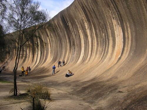 Sổ tay du lịch so tay du lich Sotaydulich Sotay Dulich Khampha Kham Pha Bui Wave Rock ky quan thien nhien cua Tay Uc